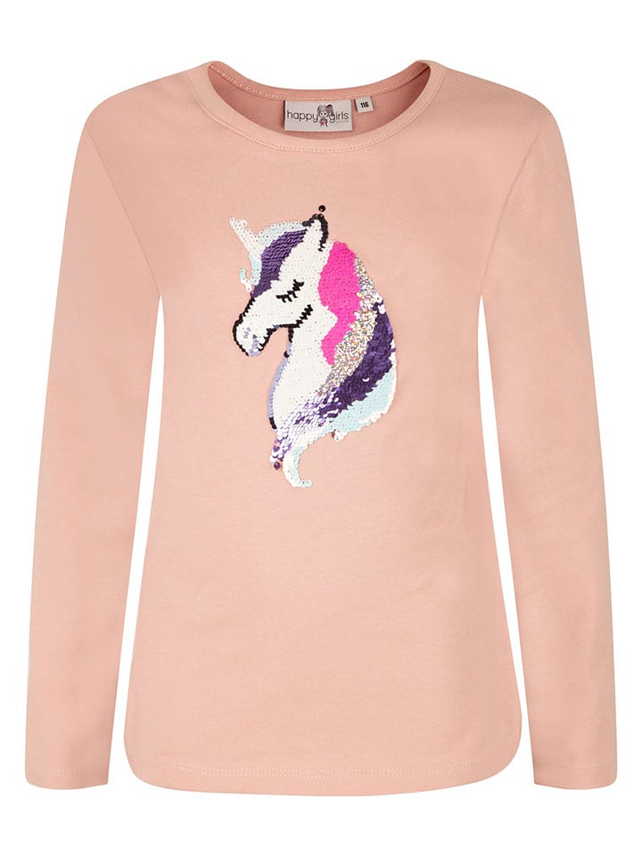 happy girls by Eisend Koszulka w kolorze jasnoróżowym rozmiar: 104