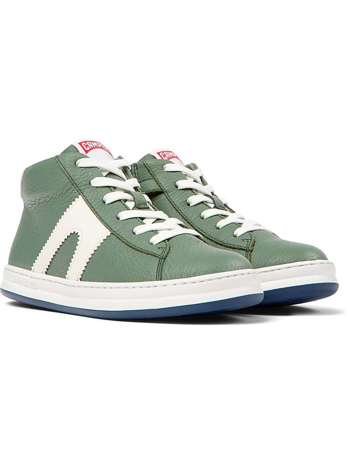 Camper Skórzane sneakersy w kolorze khaki rozmiar: 38