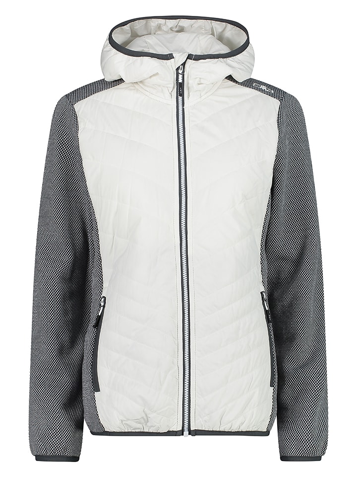 CMP Kurtka hybrydowa w kolorze biało-szarym rozmiar: 36