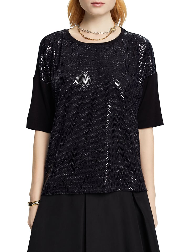 ESPRIT Koszulka w kolorze czarnym rozmiar: S