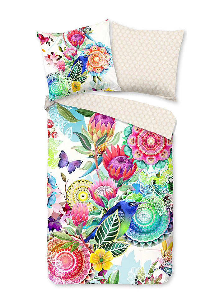 Hip Komplet pościeli satynowej "Chess" ze wzorem rozmiar: 140x200 cm