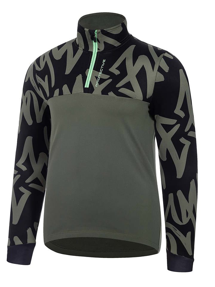 Protective Koszulka kolarska "Fire Tank" w kolorze khaki rozmiar: XL