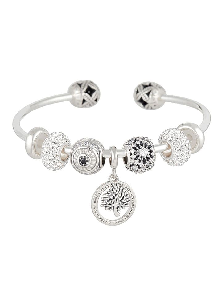 CHARM'S Srebrna bransoletka z charmsami rozmiar: onesize