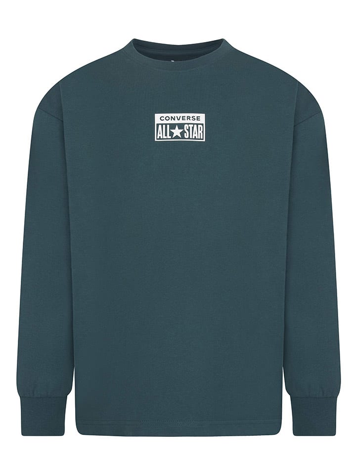 Converse Bluza w kolorze ciemnozielonym rozmiar: 140-152