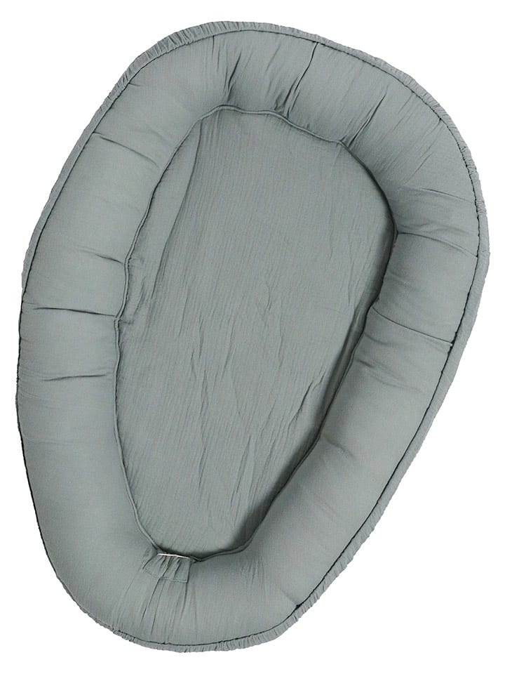 Kaiser Naturfellprodukte Muślinowe gniazdo w kolorze zielonym - 80 x 40 cm rozmiar: onesize