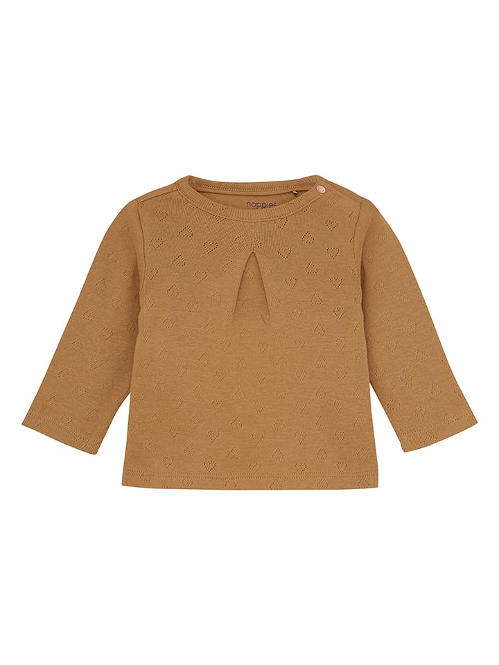 Noppies Koszulka w kolorze jasnobrązowym rozmiar: 86