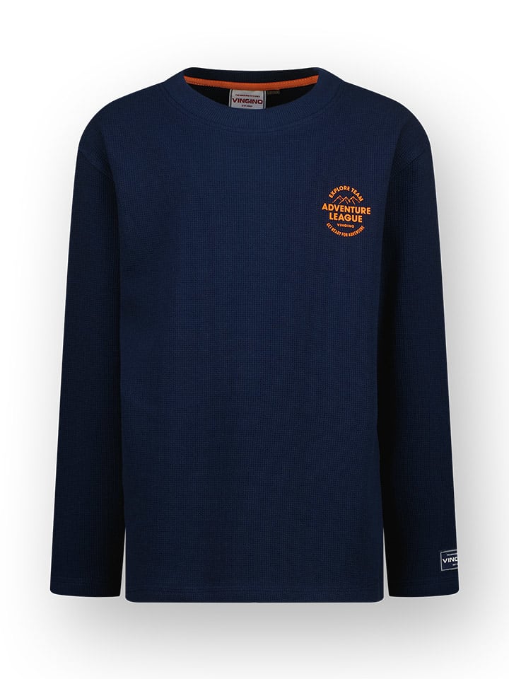 Vingino Koszulka "Halee" w kolorze granatowym rozmiar: 116