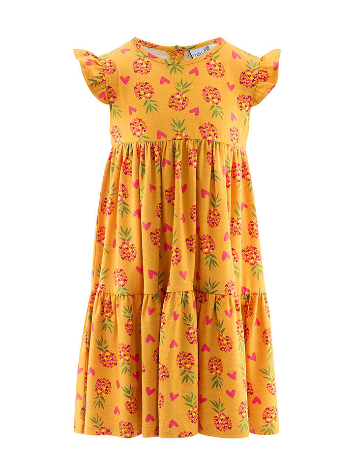 happy girls by Eisend Sukienka w kolorze żółtym rozmiar: 128