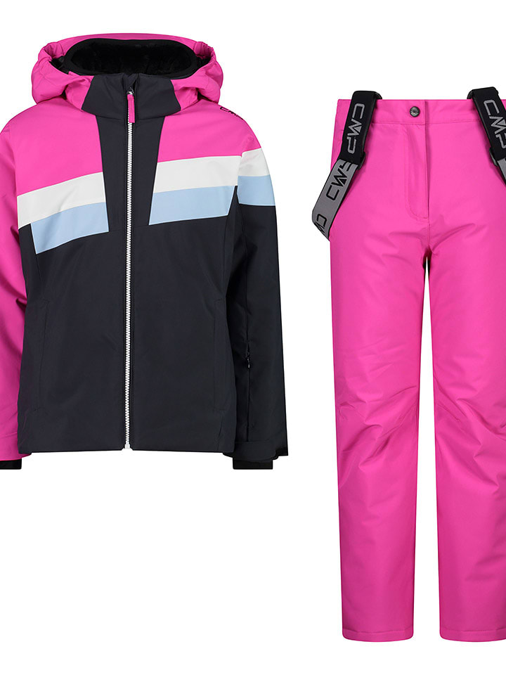 CMP 2-częściowy zestaw narciarski w kolorze różowo-czarnym rozmiar: 98