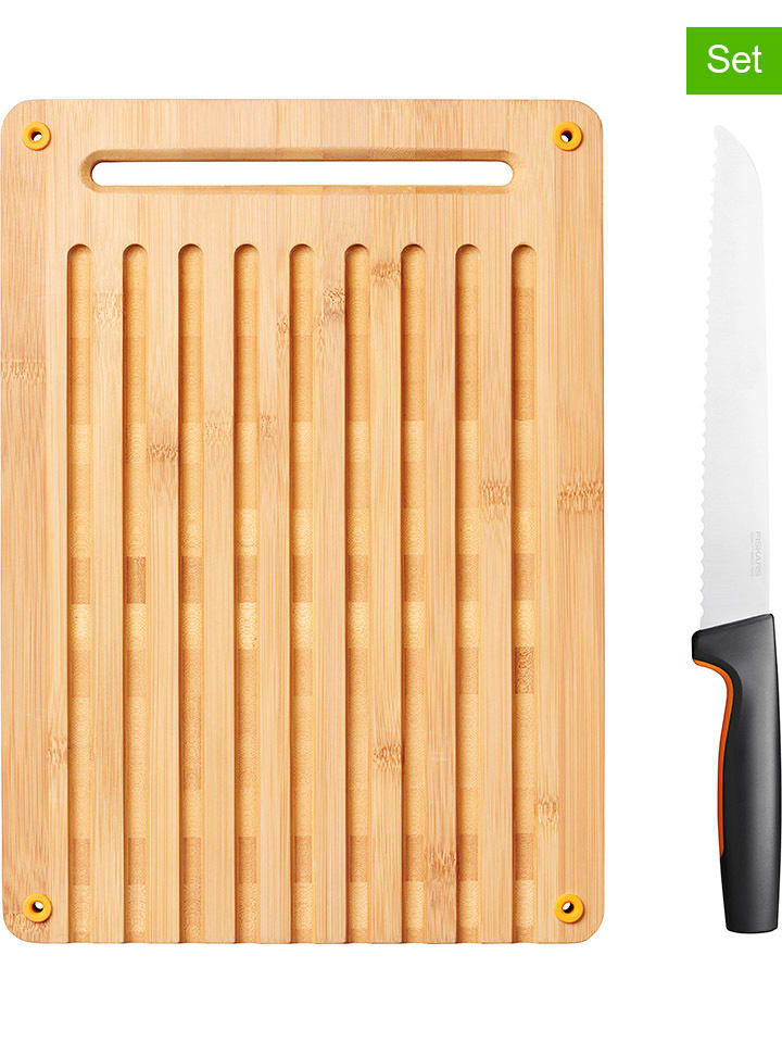 Fiskars 2-częściowy zestaw "Functional Form" w kolorze czarno-jasnobrązowym rozmiar: onesize