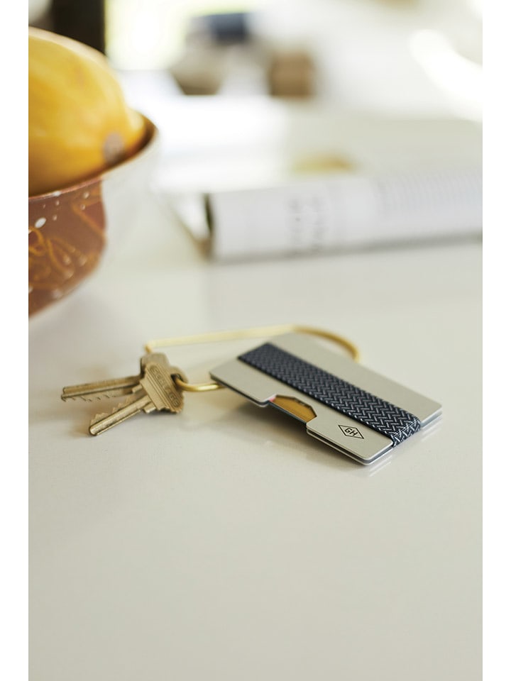 Gentlemen's Hardware Etui w kolorze srebrno-czarnym na karty - 8,9 x 6,3 cm rozmiar: onesize