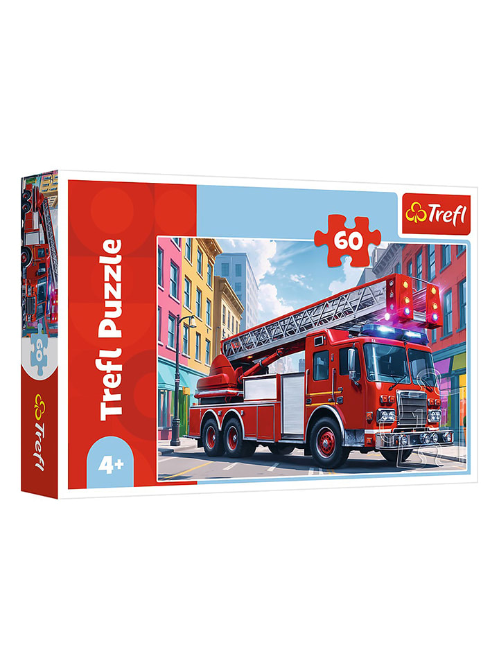 Trefl 60-częściowe puzzle "Fire department" - 4+ rozmiar: onesize