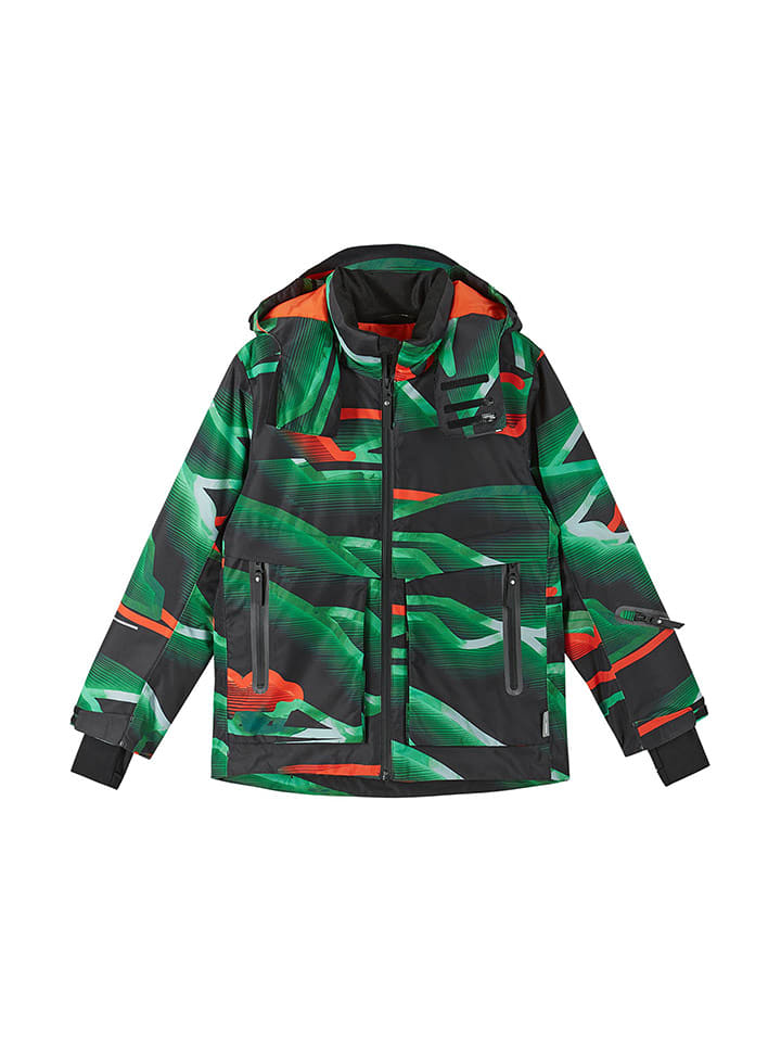 Reima Kurtka zimowa "Tirro" w kolorze czarno-zielonym rozmiar: 134