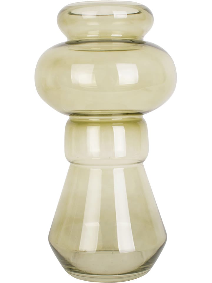 Present Time Wazon "Morgana" w kolorze zielonym - wys. 35 x Ø 18 cm rozmiar: onesize