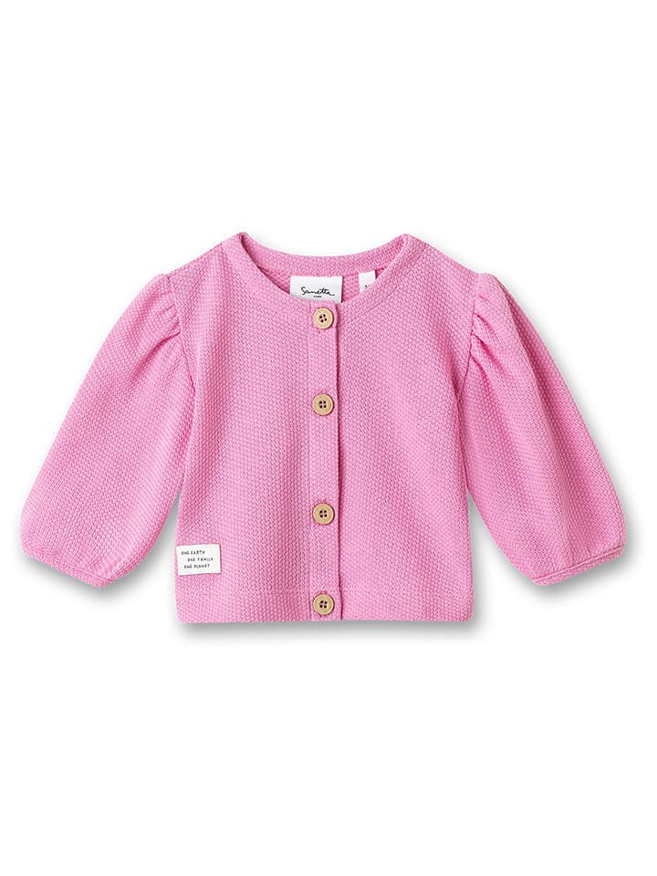 Sanetta Kidswear Kardigan w kolorze różowym rozmiar: 74