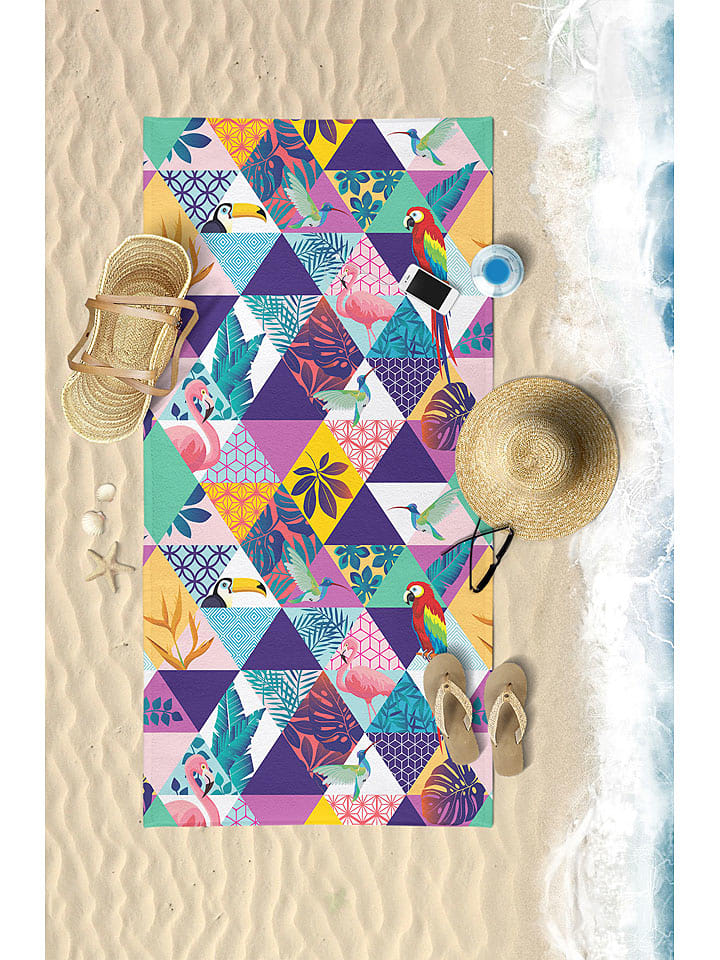 Samimi Ręcznik plażowy "Tropical Summer" ze wzorem - 150 x 75 cm rozmiar: onesize