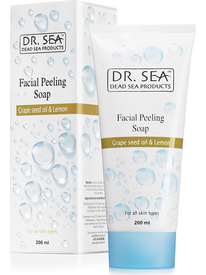 DR. SEA Peeling do twarzy "Grapeseed Oil & Lemon" - 200 ml rozmiar: onesize