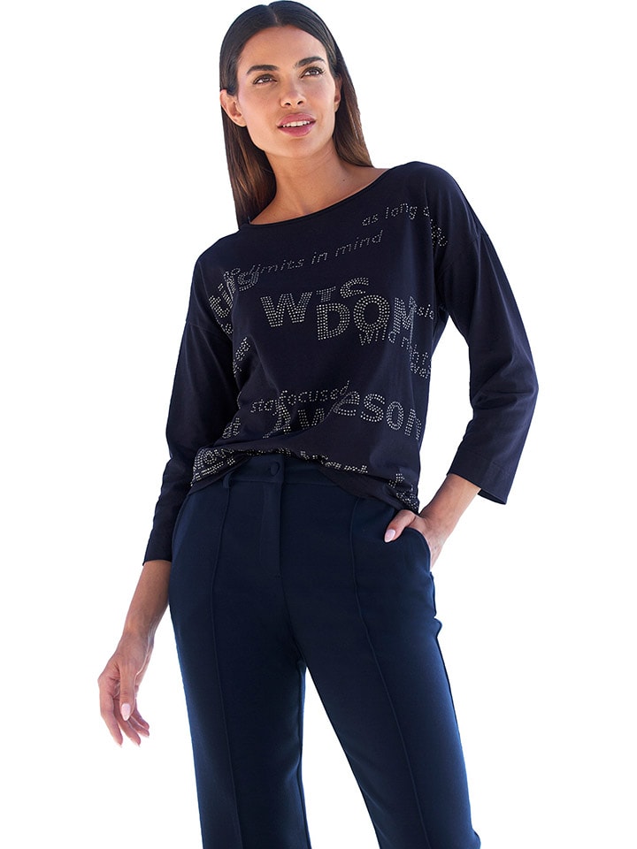 Heine Koszulka w kolorze granatowym rozmiar: 44