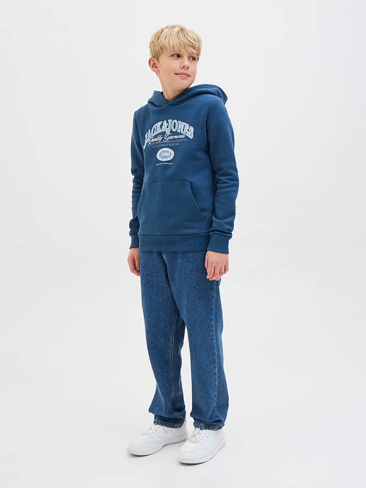 JACK & JONES Junior Bluza "Ari" w kolorze niebieskim rozmiar: 140