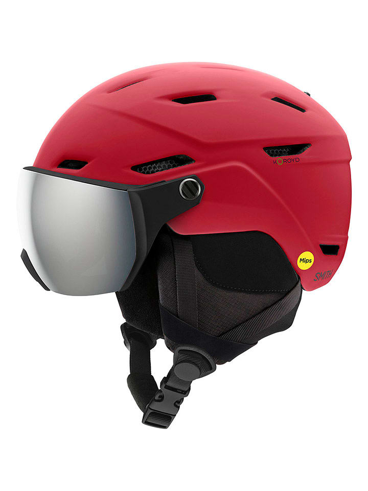 SMITH Kask narciarski "Survey Mips" w kolorze czerwonym rozmiar: 48-56 cm