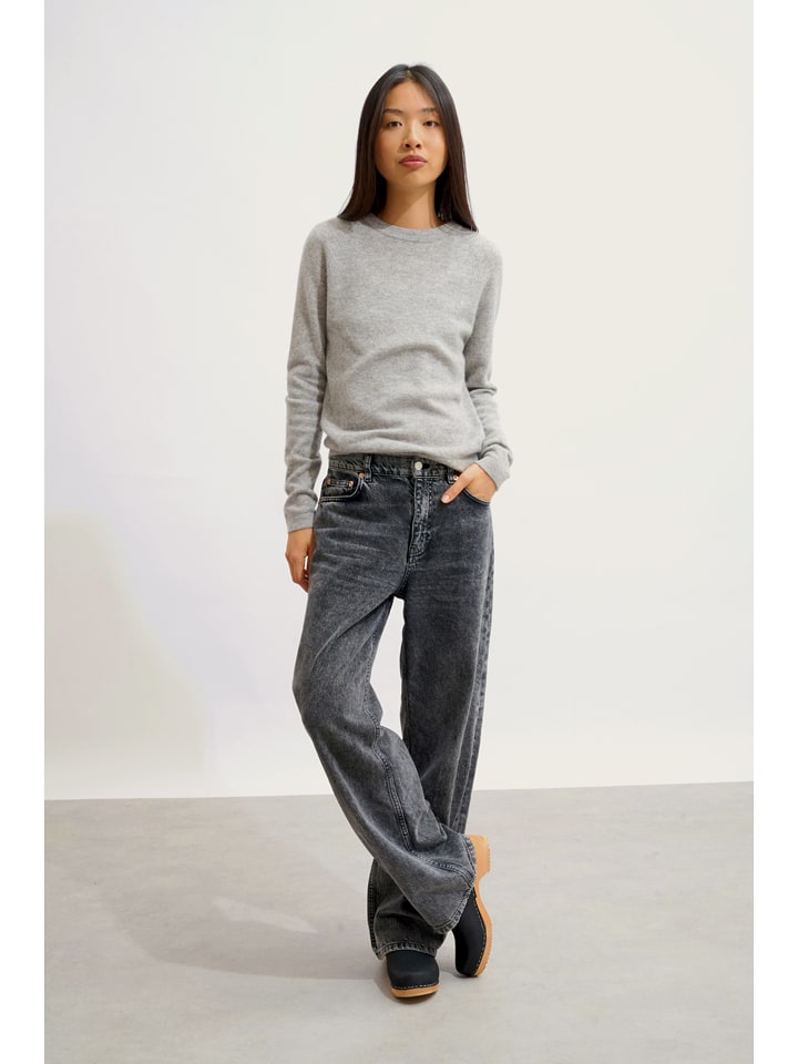 AUTHENTIC CASHMERE Kaszmirowy sweter "Ecrin" w kolorze jasnoszarym rozmiar: XXL