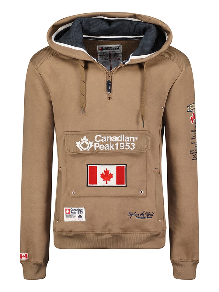 Canadian Peak Bluza "Galapagos" w kolorze jasnobrązowym rozmiar: L