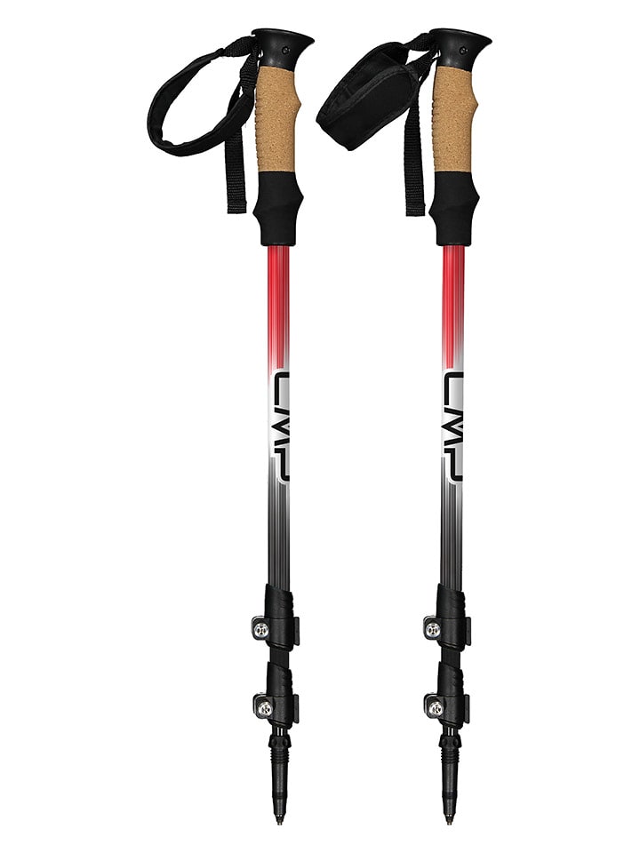 cmp Kijki trekkingowe "Iseran" w kolorze czarno-biało-czerwonym rozmiar: U