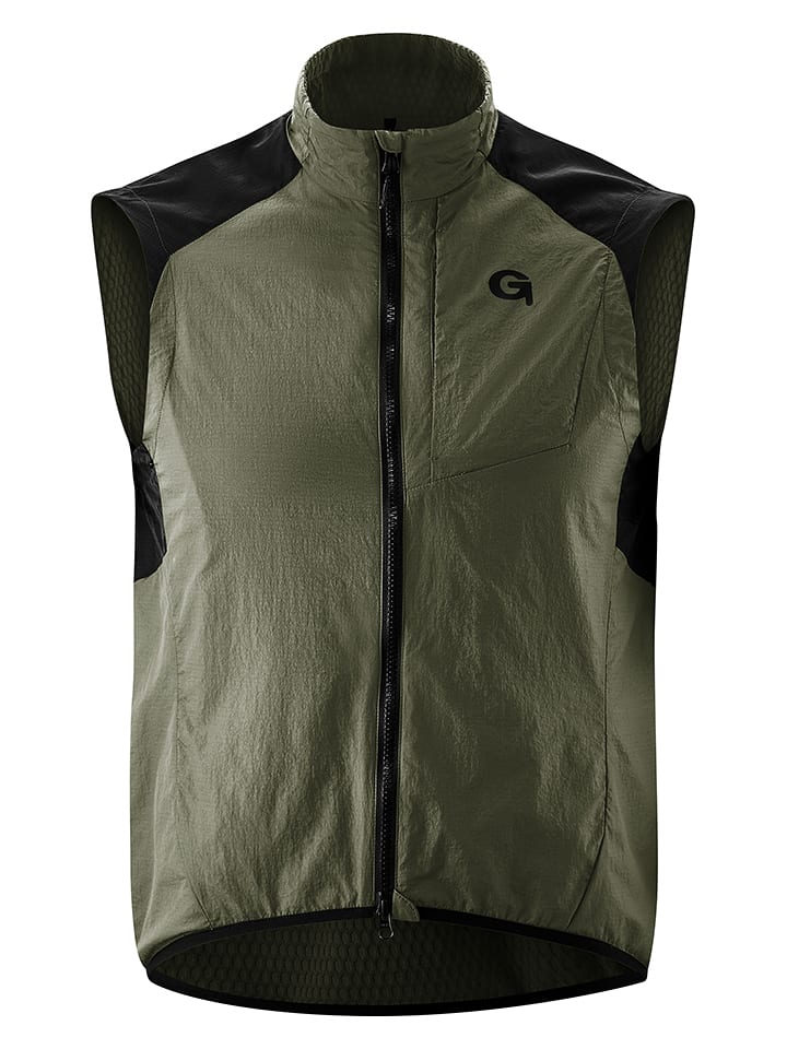 Gonso Kamizelka kolarska "Morti" w kolorze khaki rozmiar: XL