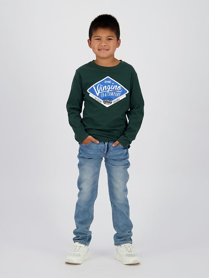 Vingino Koszulka w kolorze zielonym rozmiar: 140