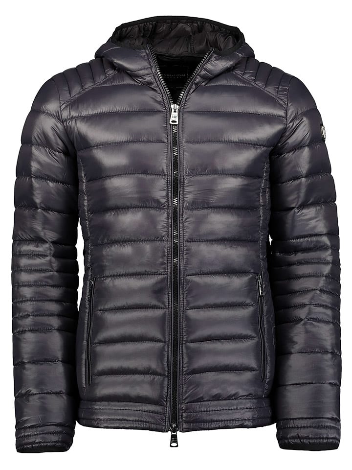 Geographical Norway Kurtka pikowana "Abou" w kolorze antracytowym rozmiar: L