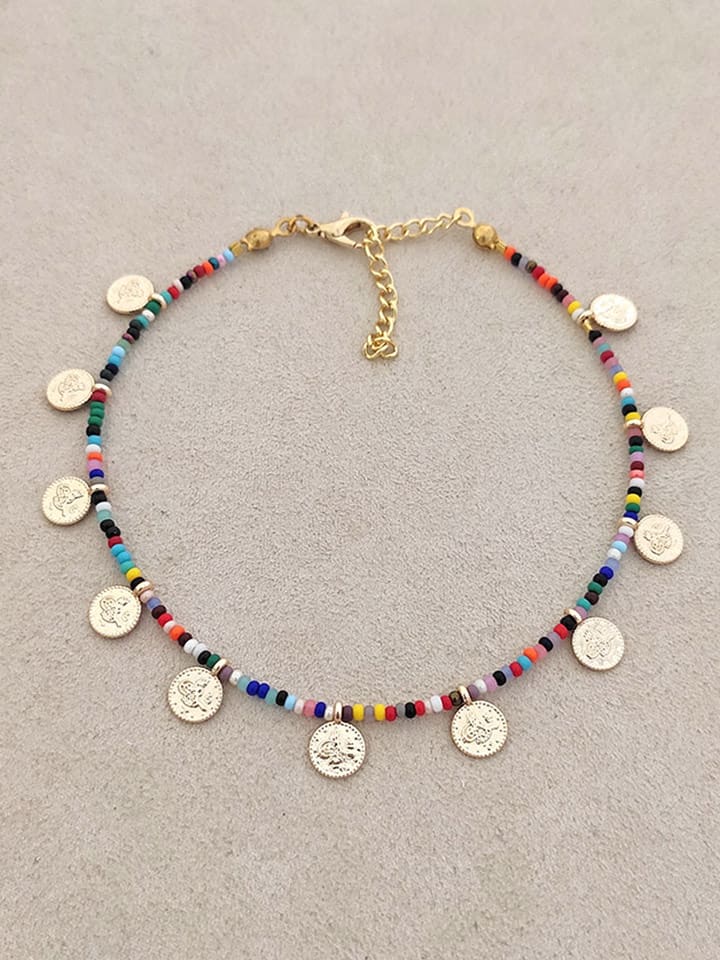 Nakkash Pozłacana bransoletka z elementami ozdobnymi rozmiar: onesize