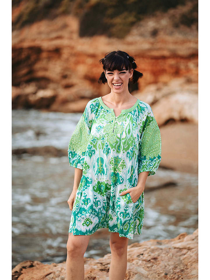 Isla Bonita by SIGRIS Sukienka w kolorze zielonym rozmiar: M