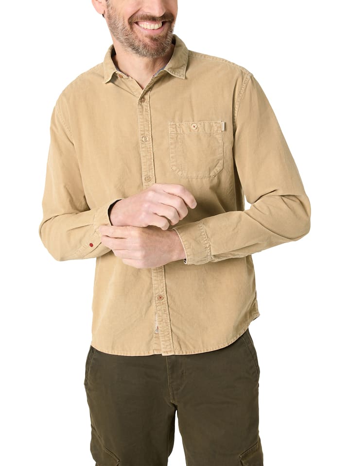 Timezone Koszula w kolorze beżowym rozmiar: M