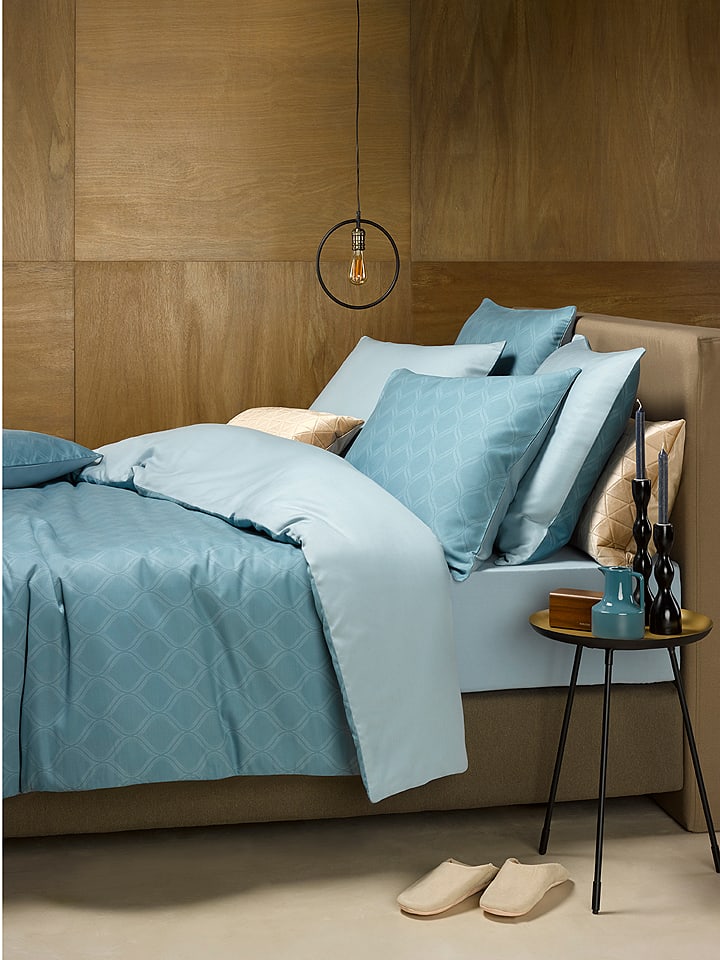 De Witte Lietaer Komplet pościeli "Monsoon" w kolorze błękitnym rozmiar: 135x200_cm