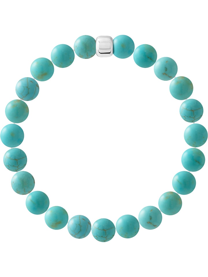 Pearline Bransoletka "Paix Interieure" z kamieniem lawowym rozmiar: 19 cm