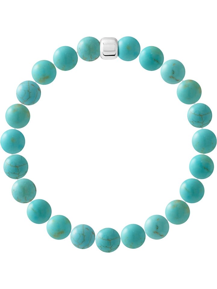 Pearline Bransoletka "Paix Interieure" z kamieniem lawowym rozmiar: 19 cm