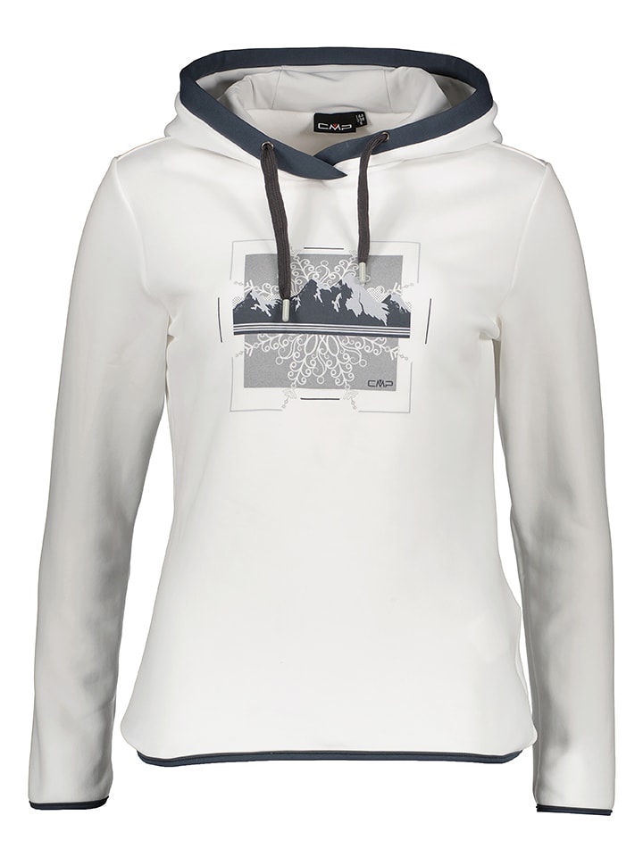 CMP Bluza polarowa w kolorze białym rozmiar: 36
