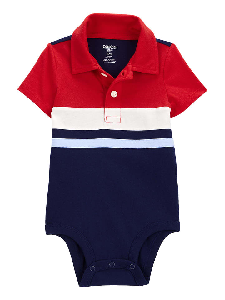 OshKosh Body w kolorze czerwono-niebieskim rozmiar: 80