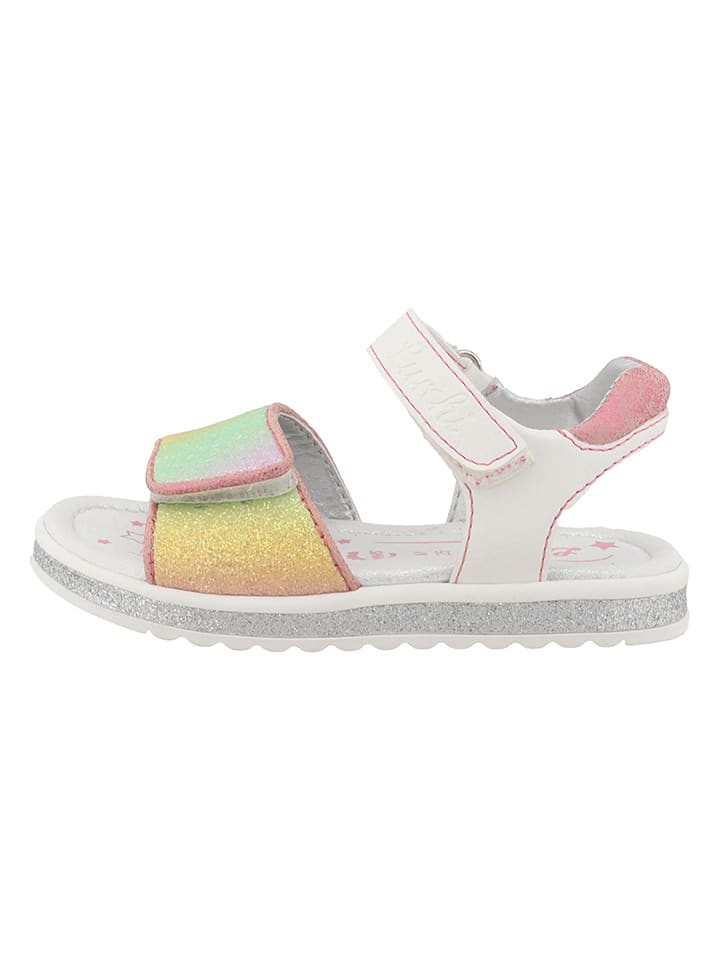 Lurchi Sandały "Cassia" w kolorze białym ze wzorem rozmiar: 31