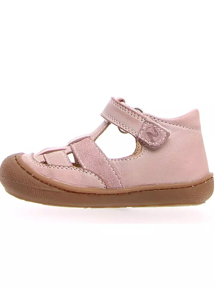 Naturino Skórzane półsandały w kolorze jasnoróżowym rozmiar: 24