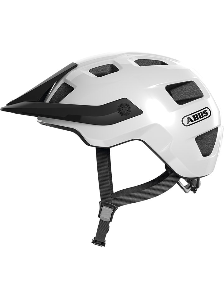 ABUS Kask rowerowy "MoTrip" w kolorze białym rozmiar: 51-55 cm