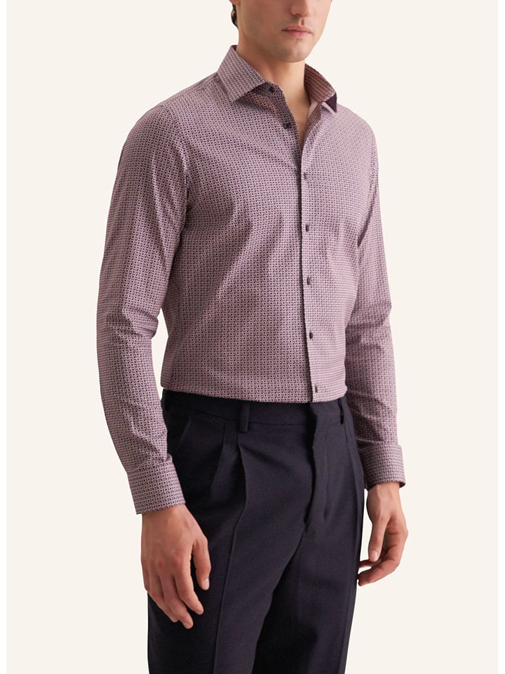 Seidensticker Koszula w kolorze bordowym rozmiar: 41