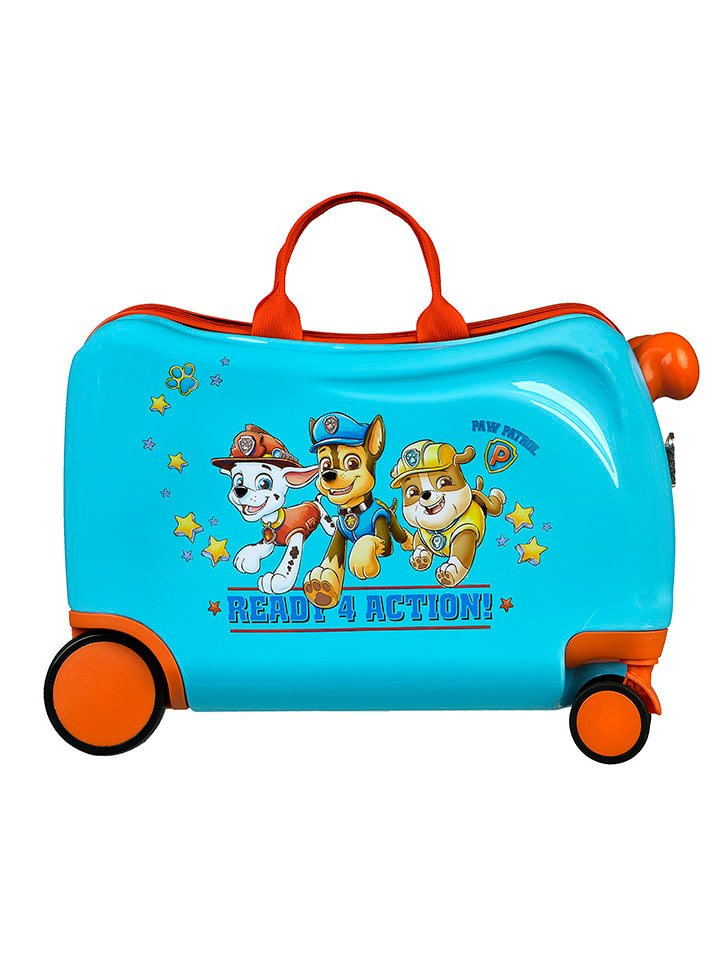 Paw Patrol Walizka "Psi Patrol" w kolorze turkusowym - 47,5 x 32 x 23 cm rozmiar: onesize