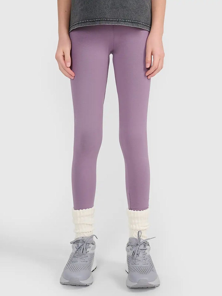 4F Legginsy w kolorze fioletowym rozmiar: 164