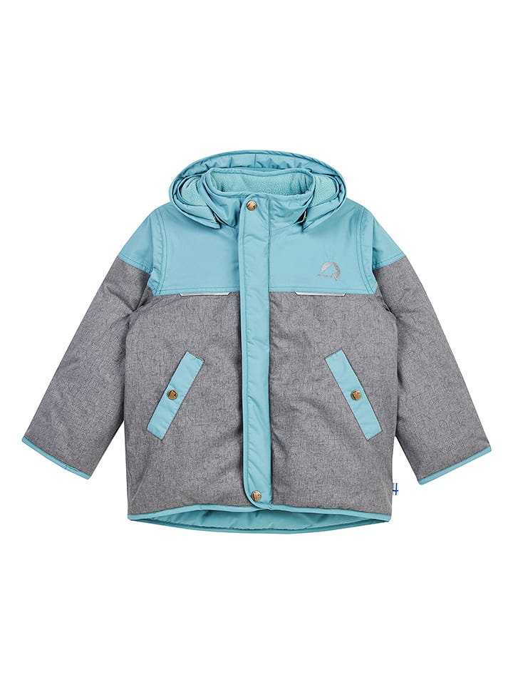 finkid Kurtka zimowa "Koira Ice" w kolorze szarym rozmiar: 80/90