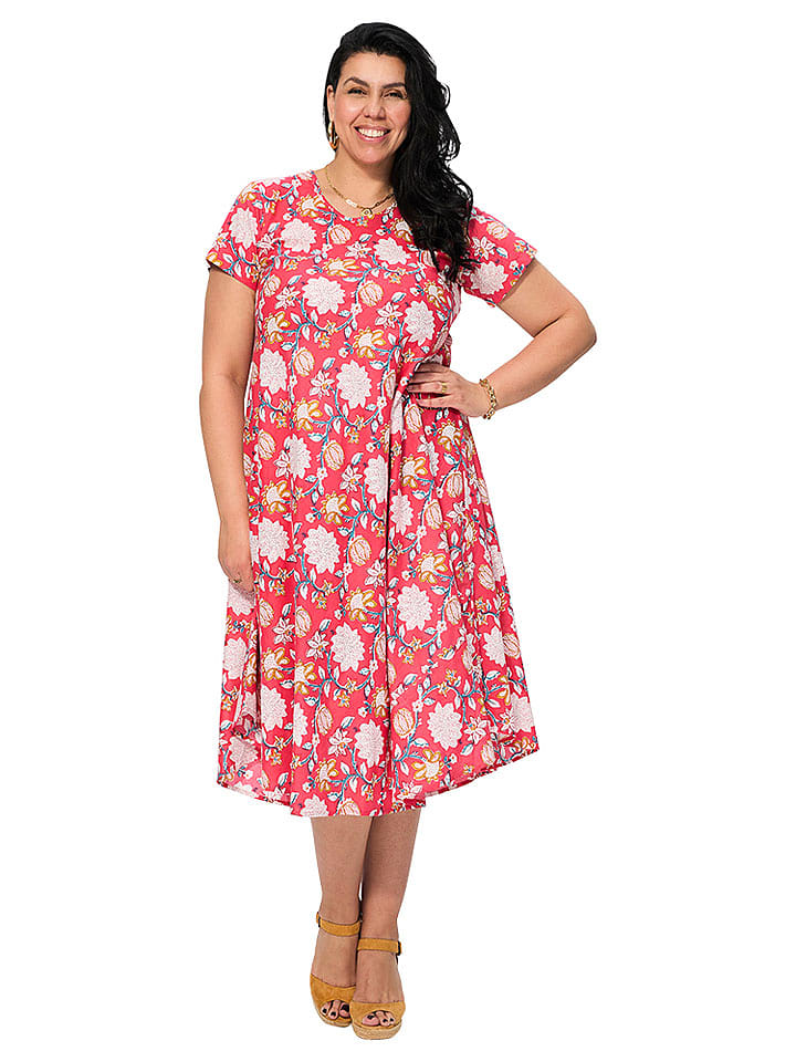 Aller Simplement Sukienka w kolorze czerwonym rozmiar: 46/48