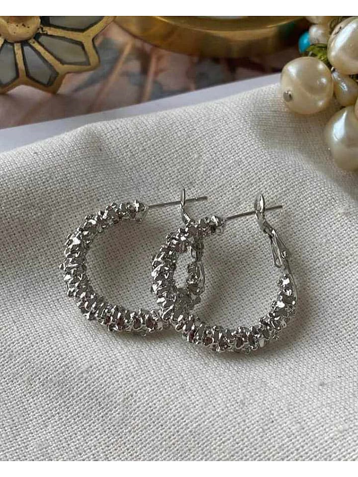 Luseera Pozłacane kolczyki-kreole rozmiar: onesize