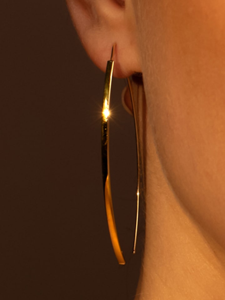 OR ÉCLAT Złote kolczyki "Edna" rozmiar: onesize