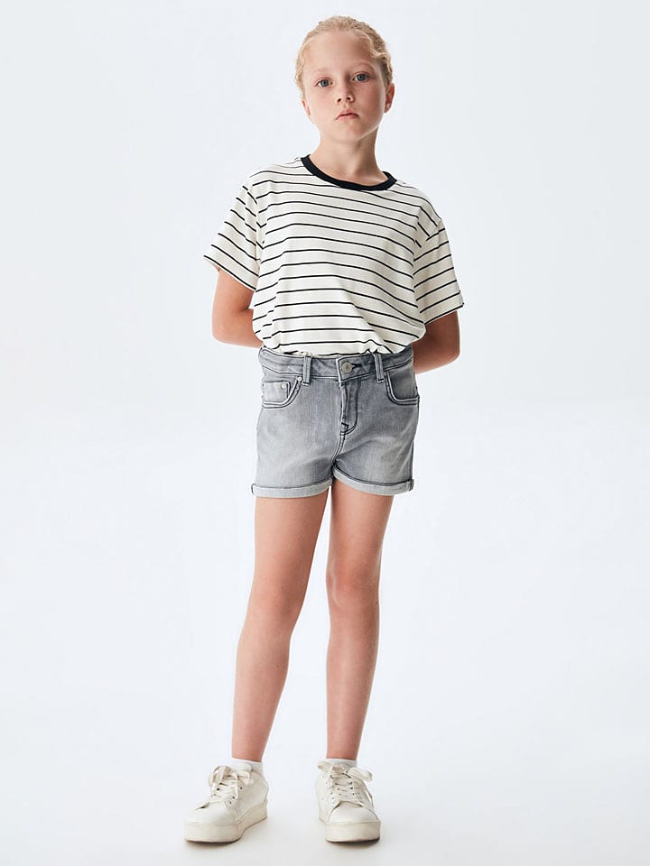 LTB Szorty dżinsowe "Judie G" w kolorze szarym rozmiar: 128