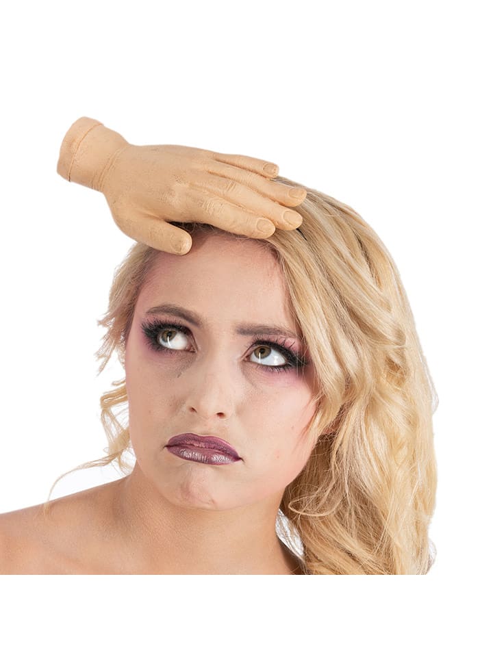 CHAKS Opaska "Hand" w kolorze cielistym na włosy rozmiar: onesize